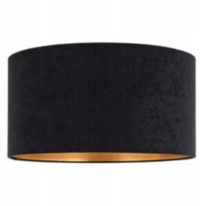 ABAŻUR WALEC DO LAMPY WISZĄCEJ STOJĄCEJ WELUR GOLD KOLORY / 20CM / 40CM