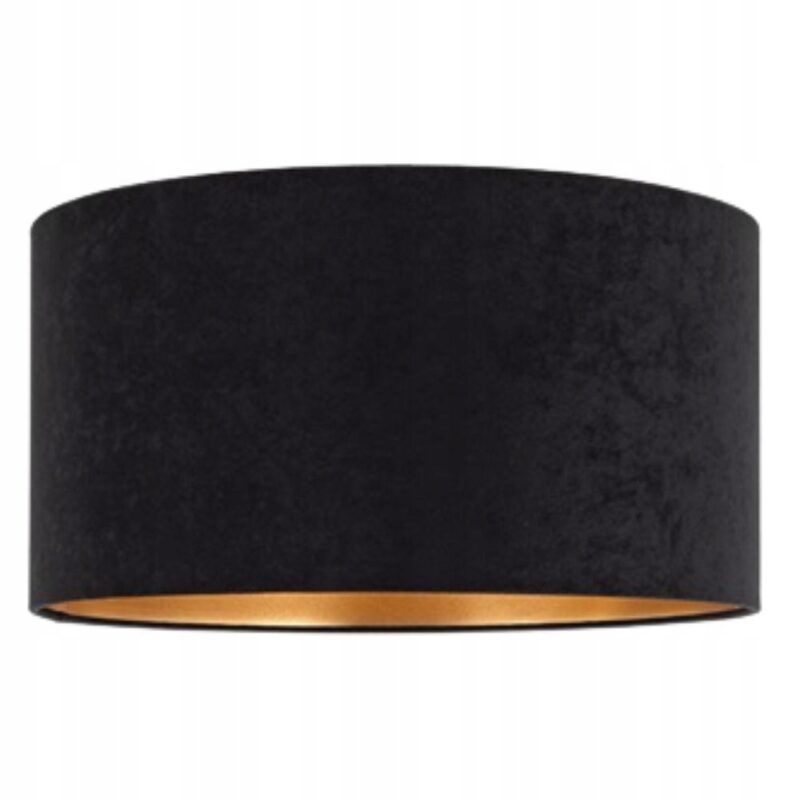 ABAŻUR WALEC DO LAMPY WISZĄCEJ STOJĄCEJ WELUR GOLD KOLORY / 20CM / 40CM