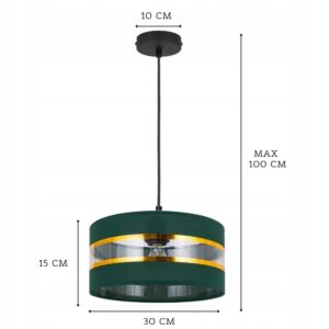 NOWOCZESNA WISZĄCA LAMPA ŻYRANDOL WALEC KOLORY
