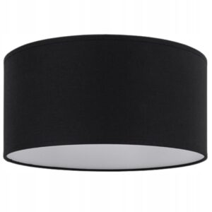 KLASYCZNY KLOSZ ABAŻUR WALEC DO LAMPY WISZĄCEJ STOJĄCEJ E27 20CM / 30CM / BIAŁY / CZARNY
