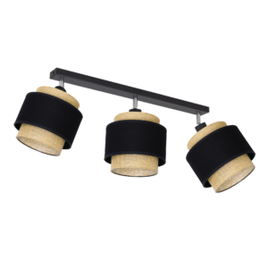 LAMPA SUFITOWA LISTWA PLAFON JUTA WARSTWY ABAŻUR