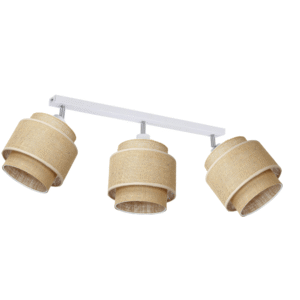 LAMPA SUFITOWA LISTWA PLAFON JUTA WARSTWY ABAŻUR
