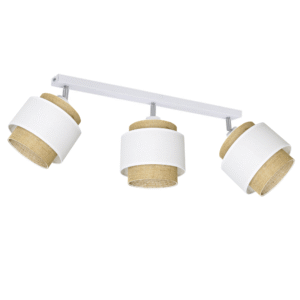 LAMPA SUFITOWA LISTWA PLAFON JUTA WARSTWY ABAŻUR