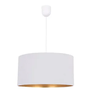 LAMPA SUFITOWA WISZĄCA ABAŻUR ZAMSZ WELUR 40 CM
