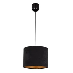 NOWOCZESNA LAMPA SUFITOWA WISZĄCA ABAŻUR WELUR 20 CM LED