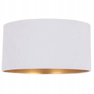ABAŻUR WALEC DO LAMPY WISZĄCEJ STOJĄCEJ WELUR GOLD KOLORY / 20CM / 40CM