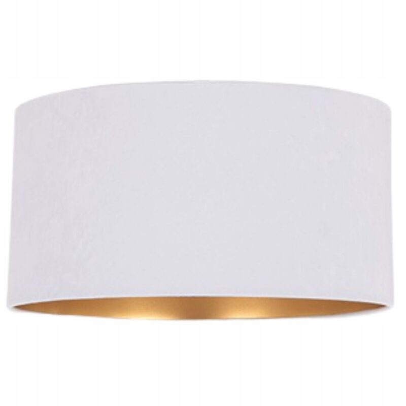 ABAŻUR WALEC DO LAMPY WISZĄCEJ STOJĄCEJ WELUR GOLD KOLORY / 20CM / 40CM