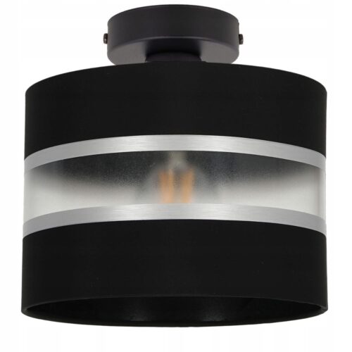 NOWOCZESNA LAMPA SUFITOWA PLAFON ABAŻUR PASY 20 CM 30 CM