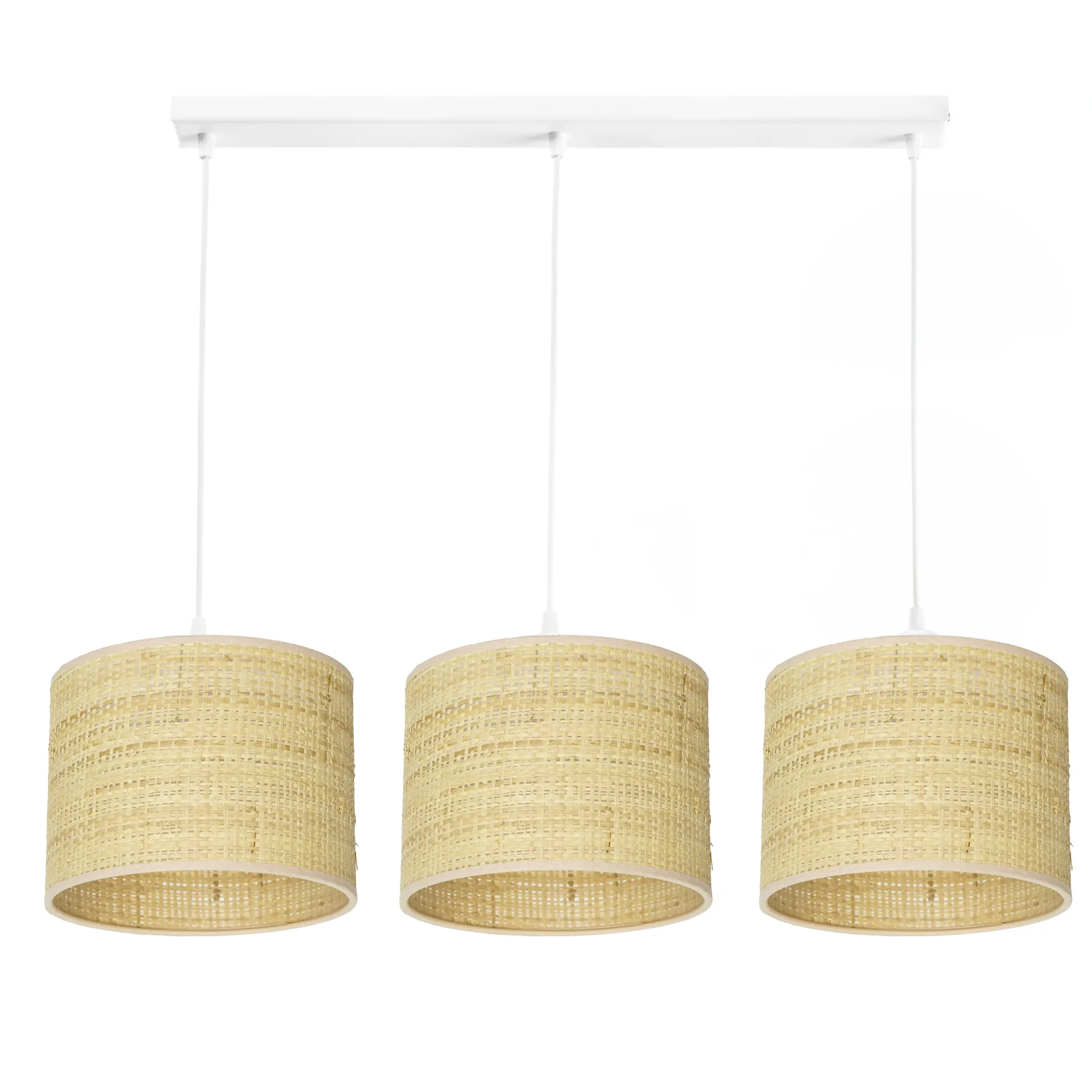 LAMPA WISZĄCA SUFITOWA ABAŻUR RATAN RATTAN BOHO LED