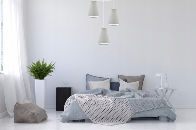 LISTWA LAMPA WISZĄCA SUFITOWA ABAŻUR STOŻEK KOLORY E27 PAJĄK 3-pkt