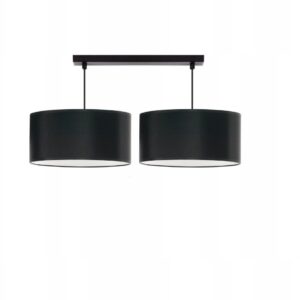 NOWOCZESNA WISZĄCA LAMPA ŻYRANDOL WALEC ABAŻUR LED 30 cm
