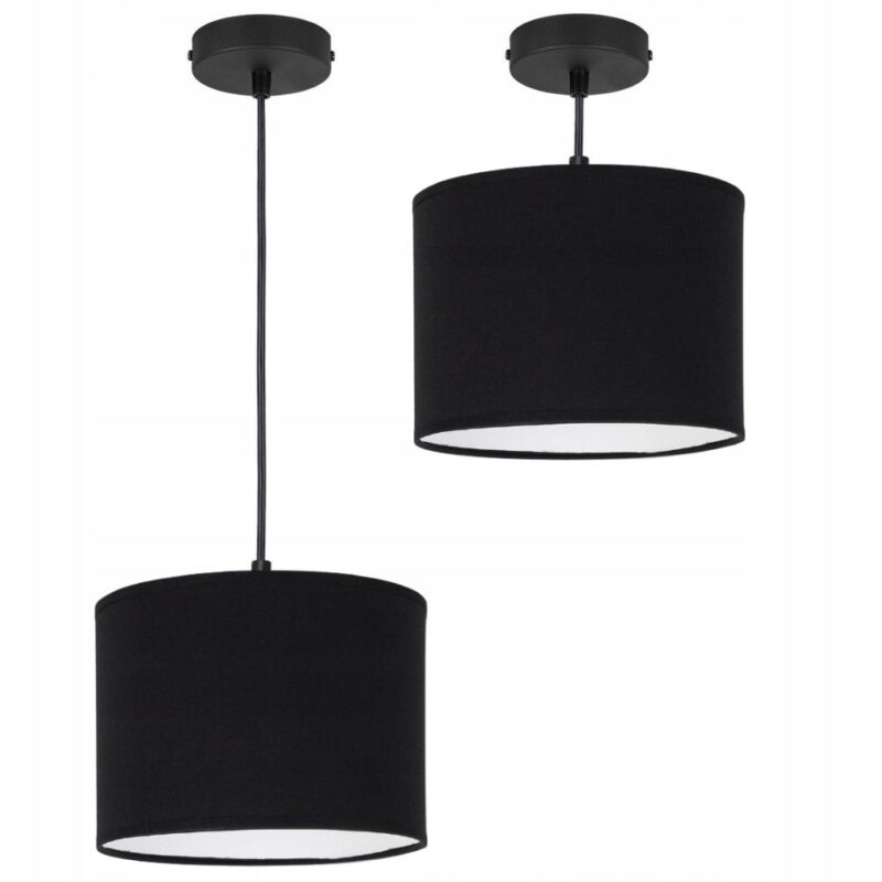 LAMPA WISZĄCA 1PŁ SUFITOWA ABAŻUR PLAFON KOLORY 20 CM / 30 CM