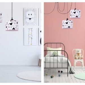 DZIECIĘCA LAMPA SUFITOWA LISTWA PLAFON ABAŻUR