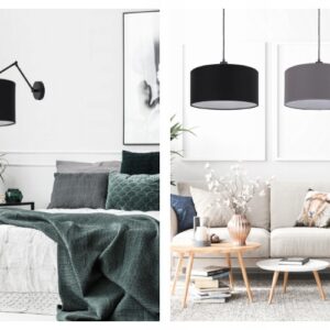 KLASYCZNA LAMPKA ŚCIENNA KINKIET WALEC E27 LED