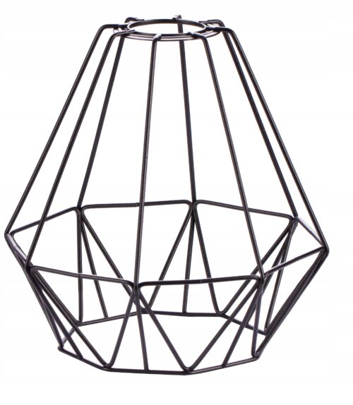 KLOSZ Z DRUTU DIAMENT DO LAMPY KINKIETU PLAFONU