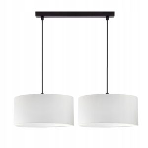 NOWOCZESNA WISZĄCA LAMPA ŻYRANDOL WALEC ABAŻUR LED 30 cm