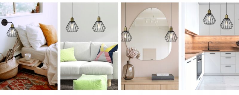LAMPA SUFITOWA ŻYRANDOL SPIDER PAJĄK DIAMENT LOFT