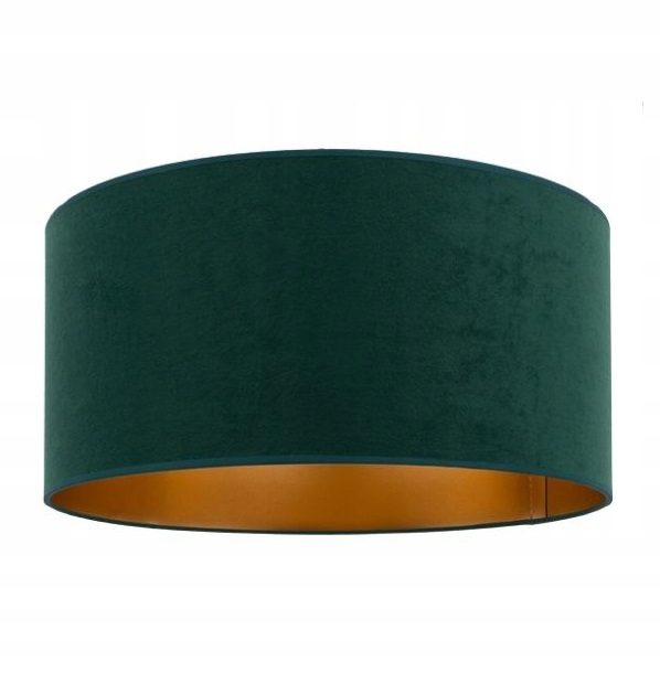 ABAŻUR WALEC DO LAMPY WISZĄCEJ STOJĄCEJ WELUR GOLD KOLORY / 20CM / 40CM