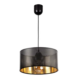 LAMPA WISZĄCA SUFITOWA AŻUROWY ABAŻUR DZIURKOWANY LED