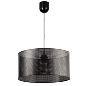 LAMPA WISZĄCA SUFITOWA AŻUROWY ABAŻUR DZIURKOWANY LED