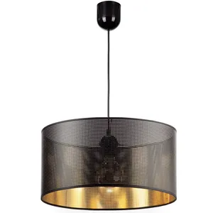 LAMPA WISZĄCA SUFITOWA AŻUROWY ABAŻUR DZIURKOWANY LED