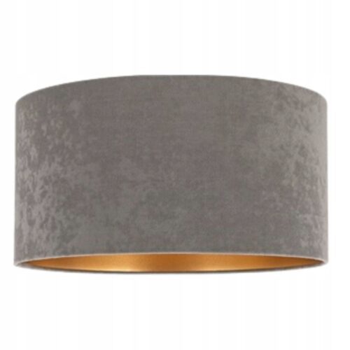 ABAŻUR WALEC DO LAMPY WISZĄCEJ STOJĄCEJ WELUR GOLD KOLORY / 20CM / 40CM