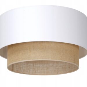 DUŻY ABAŻUR KLOSZ DO LAMPY BOHO JUTOWY 45 CM JUTA E27 WARIANTY