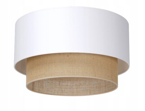 DUŻY ABAŻUR KLOSZ DO LAMPY BOHO JUTOWY 45 CM JUTA E27 WARIANTY