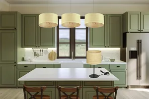 Aranżacje-moonlight-lampa-lampa-nowoczesna-RATTANOWA (2) LAMPA WISZĄCA 1PŁ SUFITOWA ABAŻUR RATAN 30CM