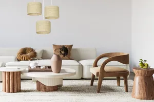 Aranżacje-moonlight-lampa-lampa-nowoczesna-RATTANOWA (2)a LAMPA WISZĄCA 1PŁ SUFITOWA ABAŻUR RATAN 30CM