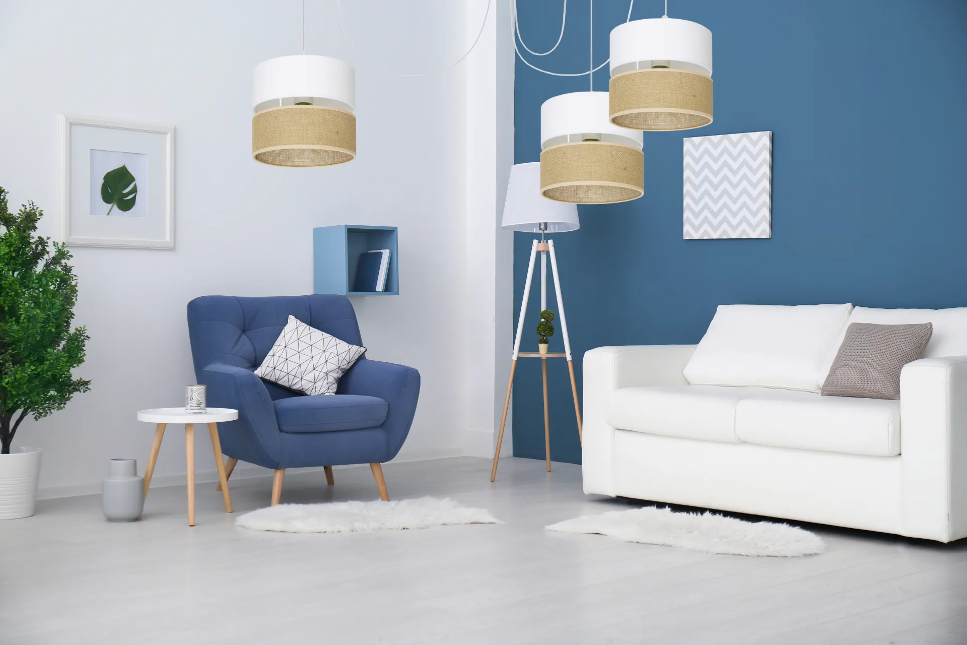 LAMPA WISZĄCA JUTA BOHO JUTOWY SPIDER PAJĄK DUO E27