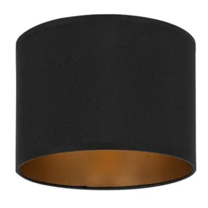ABAŻUR WALEC DO LAMPY WISZĄCEJ STOJĄCEJ ZŁOTO 30CM 20CM