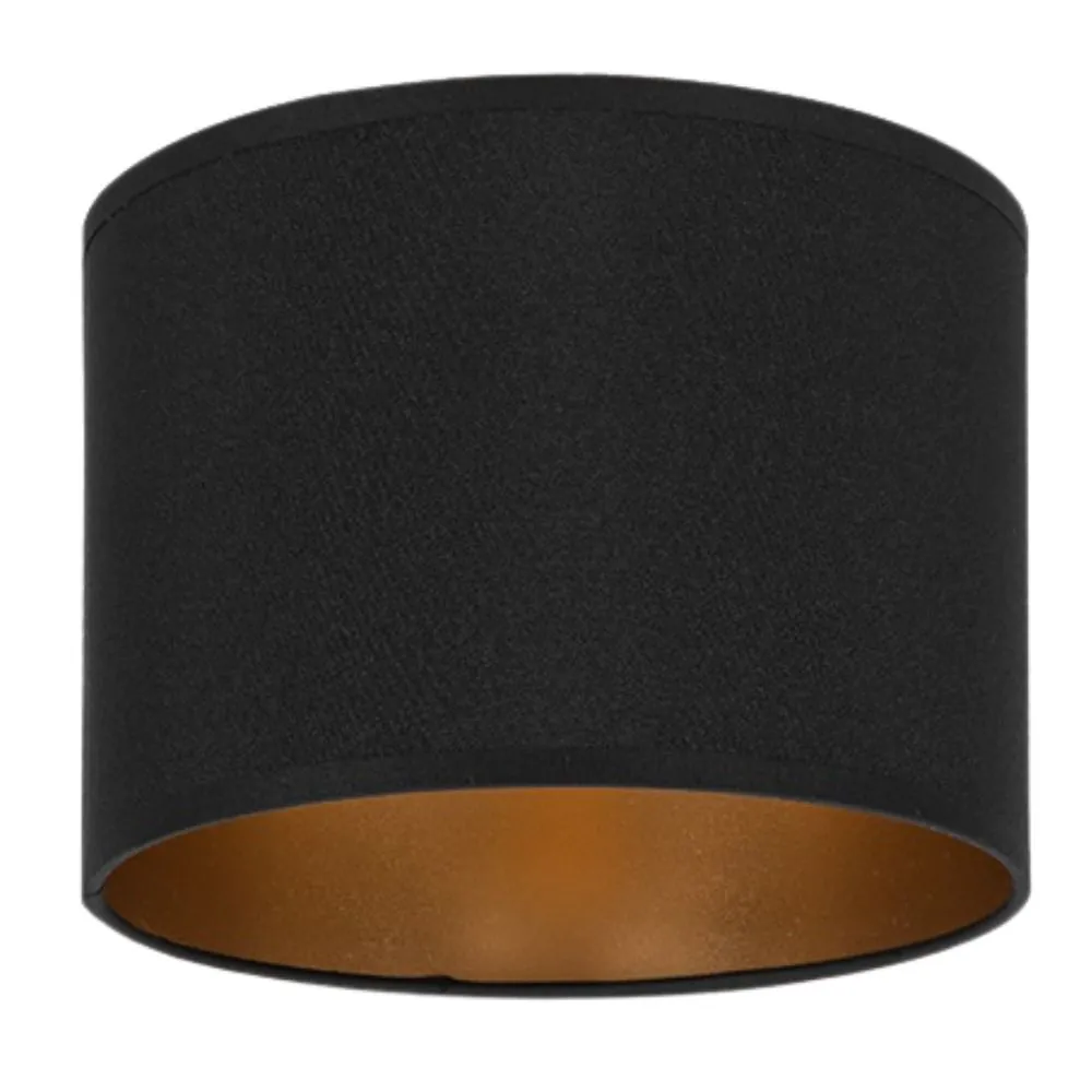 ABAŻUR WALEC DO LAMPY WISZĄCEJ STOJĄCEJ ZŁOTO 30CM 20CM