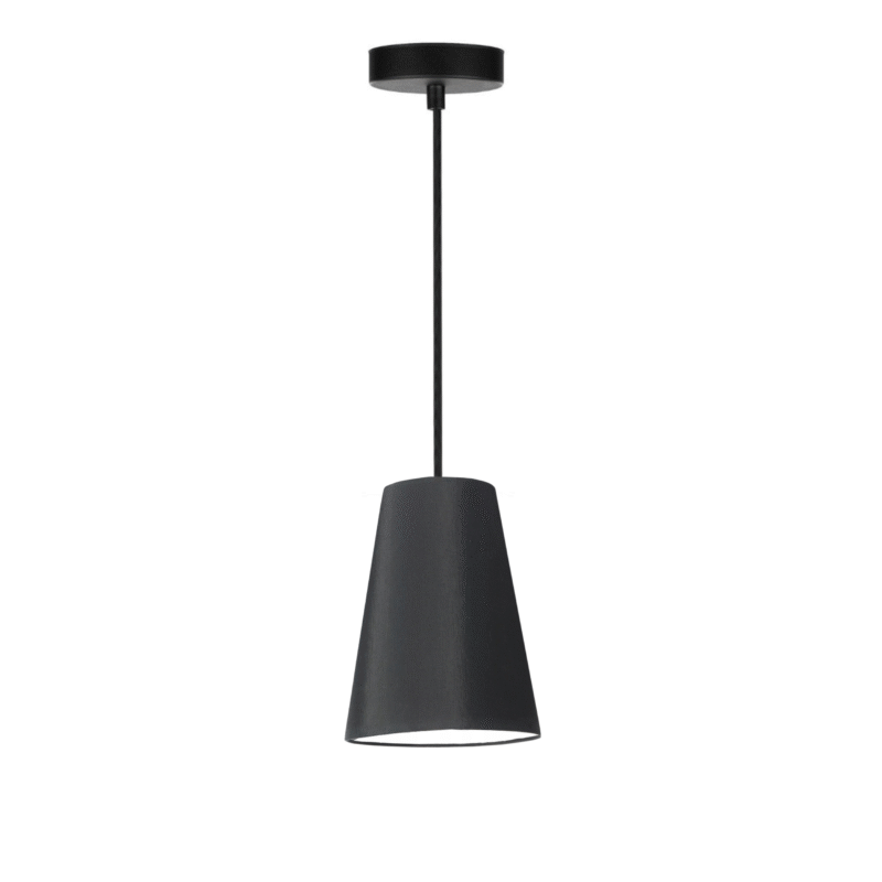 LAMPA WISZĄCA SUFITOWA ABAŻUR STOŻEK KOLORY E27 1-pkt