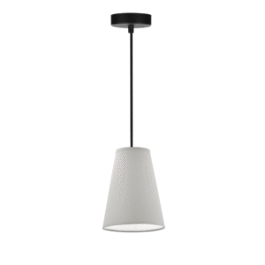 LAMPA WISZĄCA SUFITOWA ABAŻUR STOŻEK KOLORY E27 1-pkt