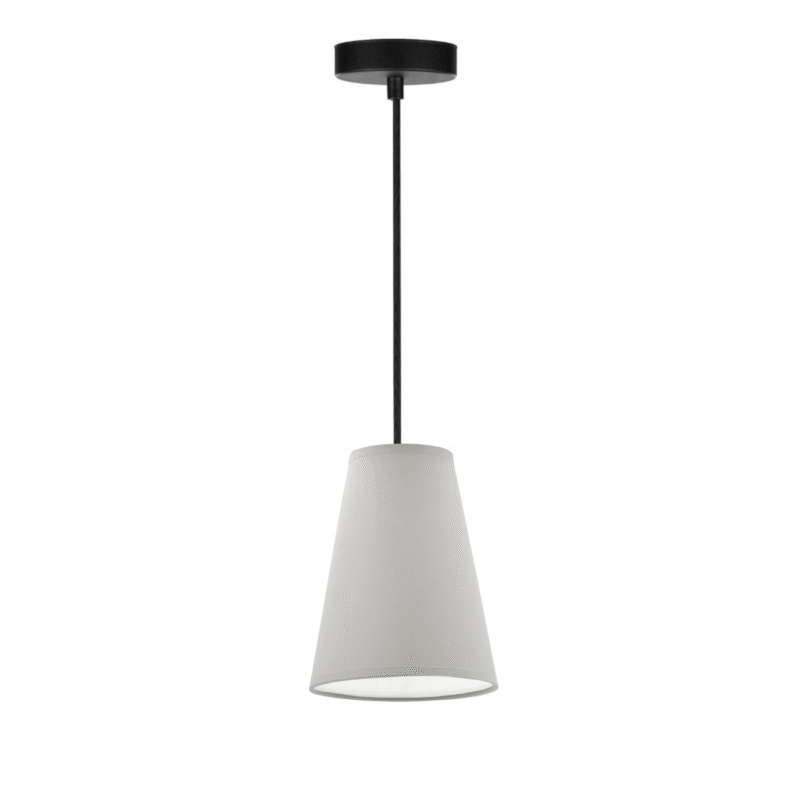 LAMPA WISZĄCA SUFITOWA ABAŻUR STOŻEK KOLORY E27 1-pkt