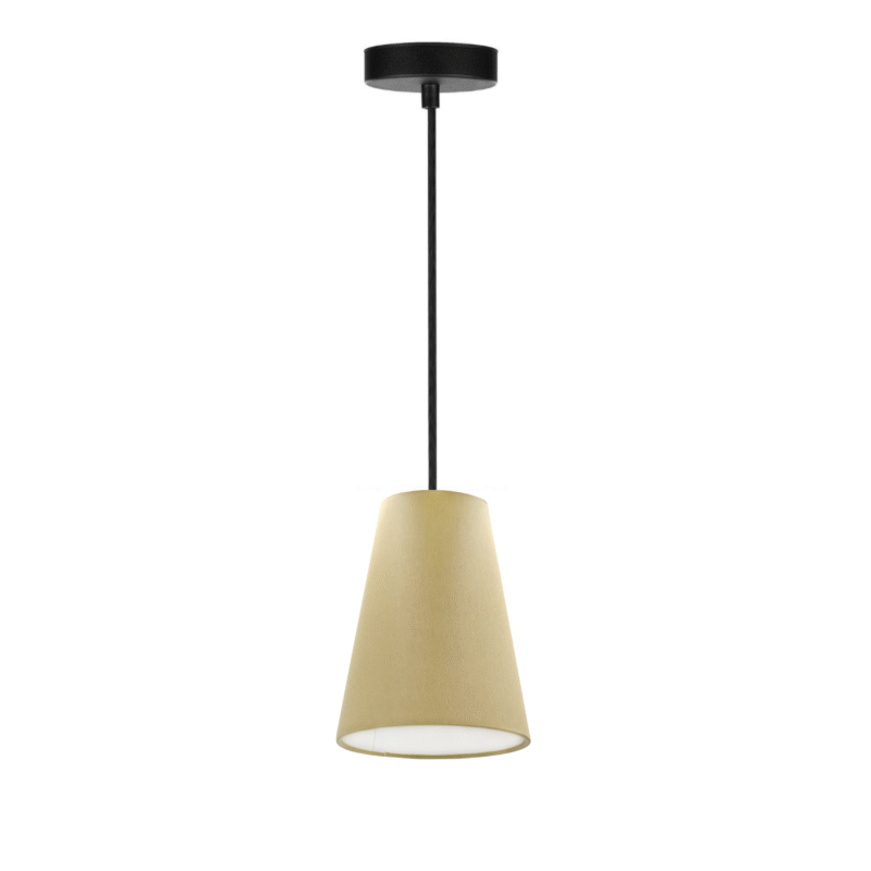 LAMPA WISZĄCA SUFITOWA ABAŻUR STOŻEK KOLORY E27 1-pkt