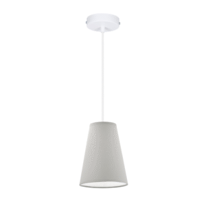 LAMPA WISZĄCA SUFITOWA ABAŻUR STOŻEK KOLORY E27 1-pkt