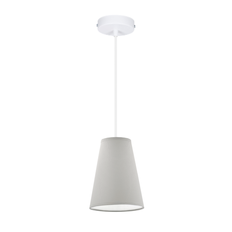 LAMPA WISZĄCA SUFITOWA ABAŻUR STOŻEK KOLORY E27 1-pkt