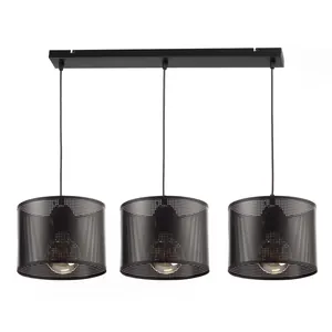 LAMPA WISZĄCA ŻYRANDOL AŻUR ABAŻUR Z DZIURKAMI