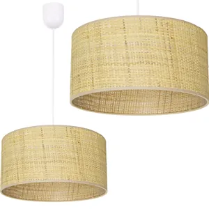 Moonlight-drewniany-abażur (2) LAMPA WISZĄCA 1PŁ SUFITOWA ABAŻUR RATAN 30CM