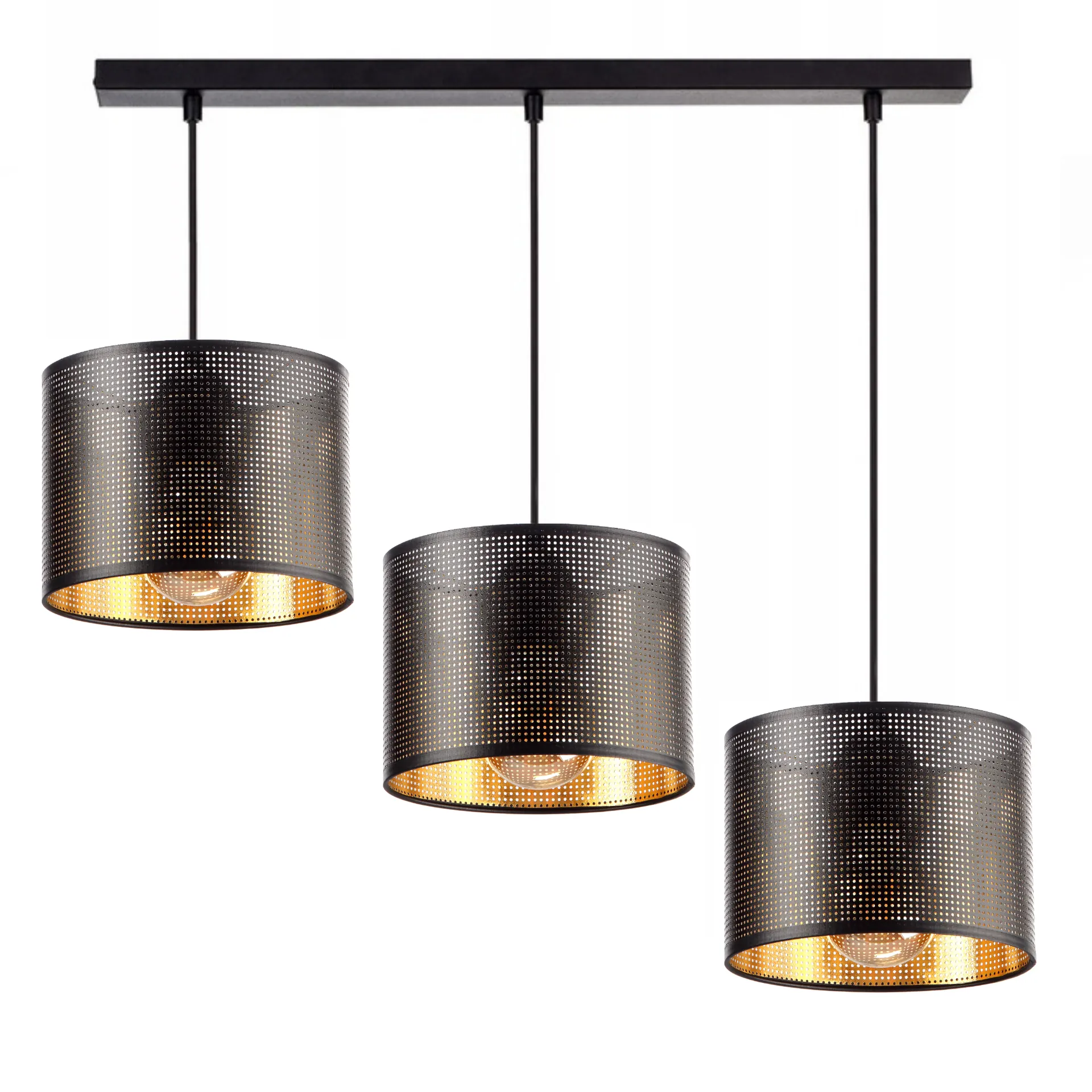 LAMPA WISZĄCA ŻYRANDOL AŻUR ABAŻUR Z DZIURKAMI