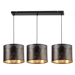 LAMPA WISZĄCA ŻYRANDOL AŻUR ABAŻUR Z DZIURKAMI