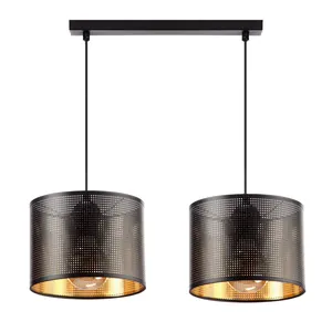 LAMPA WISZĄCA ŻYRANDOL AŻUR ABAŻUR Z DZIURKAMI