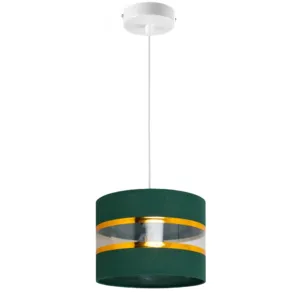 NOWOCZESNA LAMPA SUFITOWA WISZĄCA ZŁOTY PASEK LED