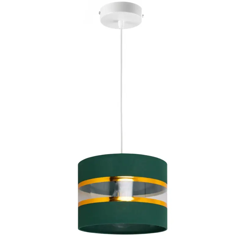 NOWOCZESNA LAMPA SUFITOWA WISZĄCA ZŁOTY PASEK LED