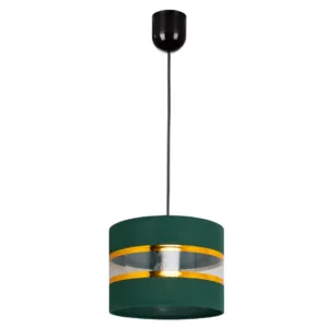 NOWOCZESNA LAMPA SUFITOWA WISZĄCA ZŁOTY PASEK LED