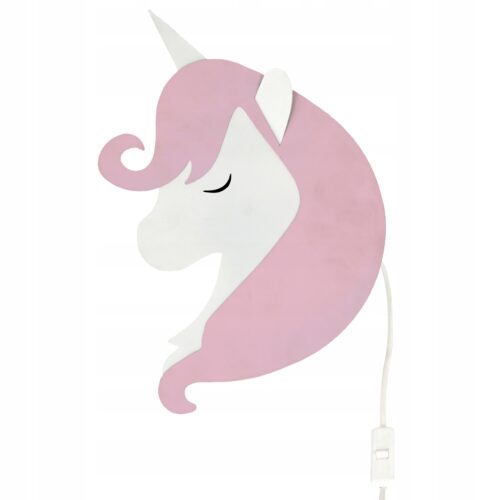 LAMPA DZIECIĘCA JEDNOROŻEC DLA DZIEWCZYNKI KINKIET UNICORN KOLORY LED