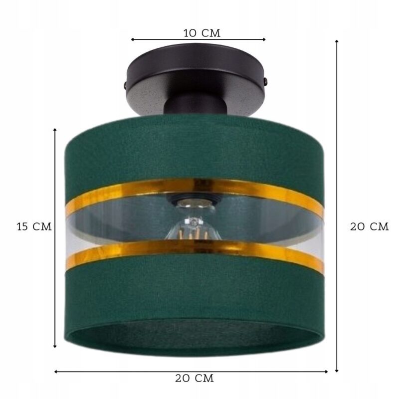 NOWOCZESNA LAMPA SUFITOWA WISZĄCA PLAFON GOLD