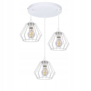 LAMPA SUFITOWA WISZĄCA DIAMENT BLACK LOFT LED E27